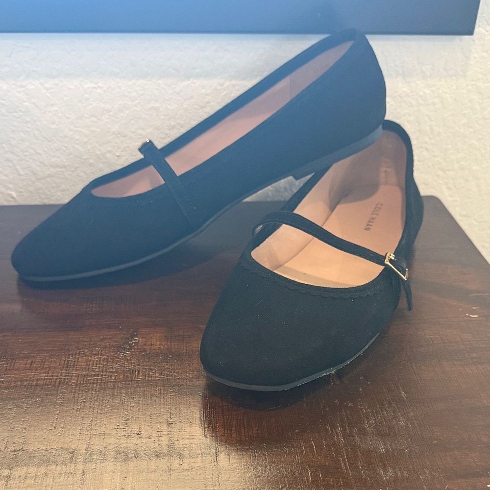 Cole Haan Black Mary Jane Flats Size 9B